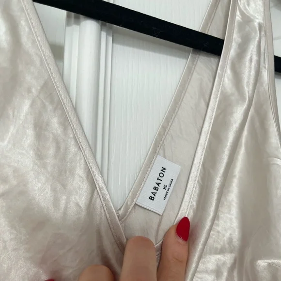 Babaton Casper Dress in Matte Pearl - Picture 8 of 11